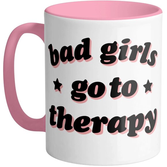 Bad Girls Therapy Ceramic Mug - Picture 1 of 2
